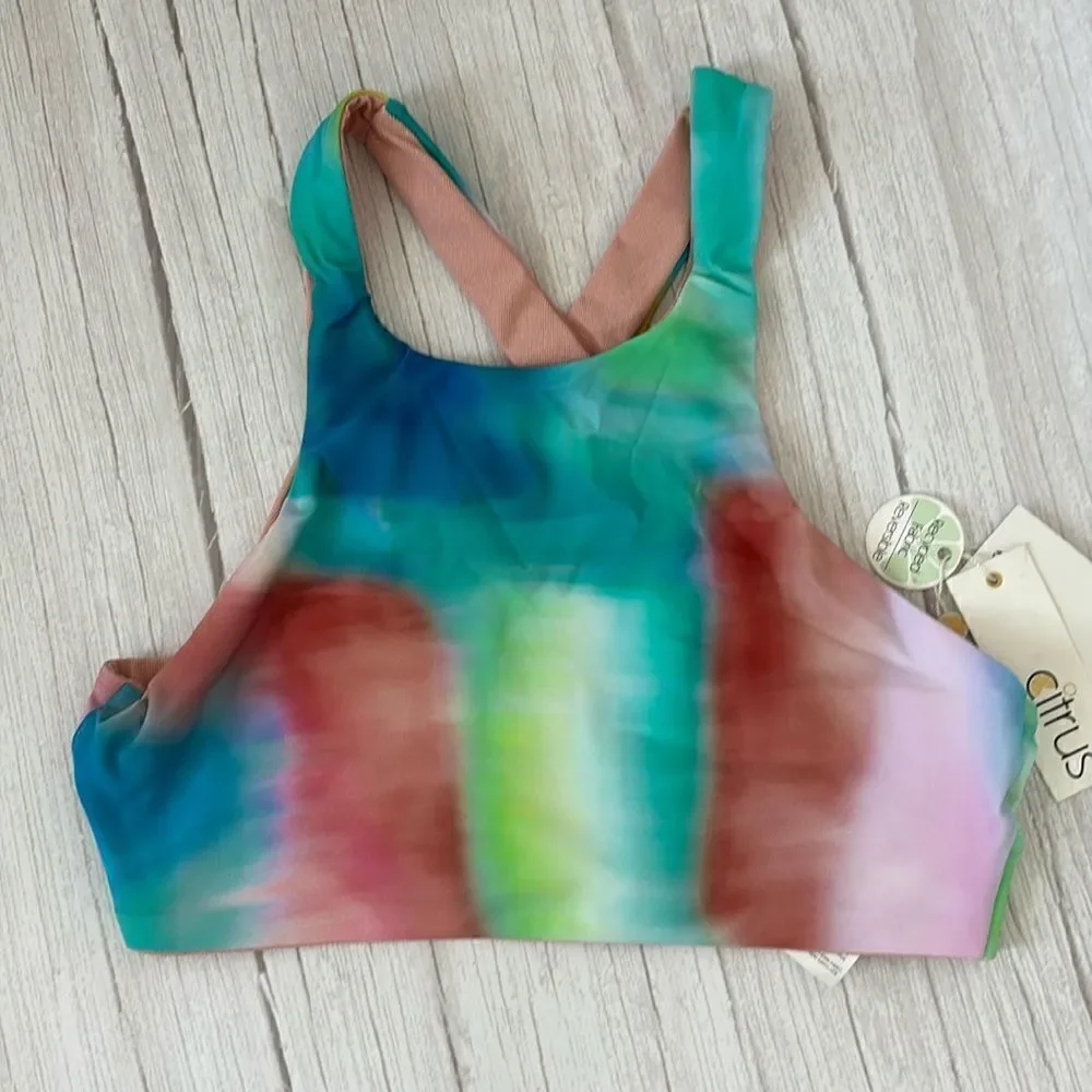 Citrus Bikini Swimsuit Top